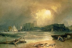 Pembroke Castle door Joseph Mallord William Turner